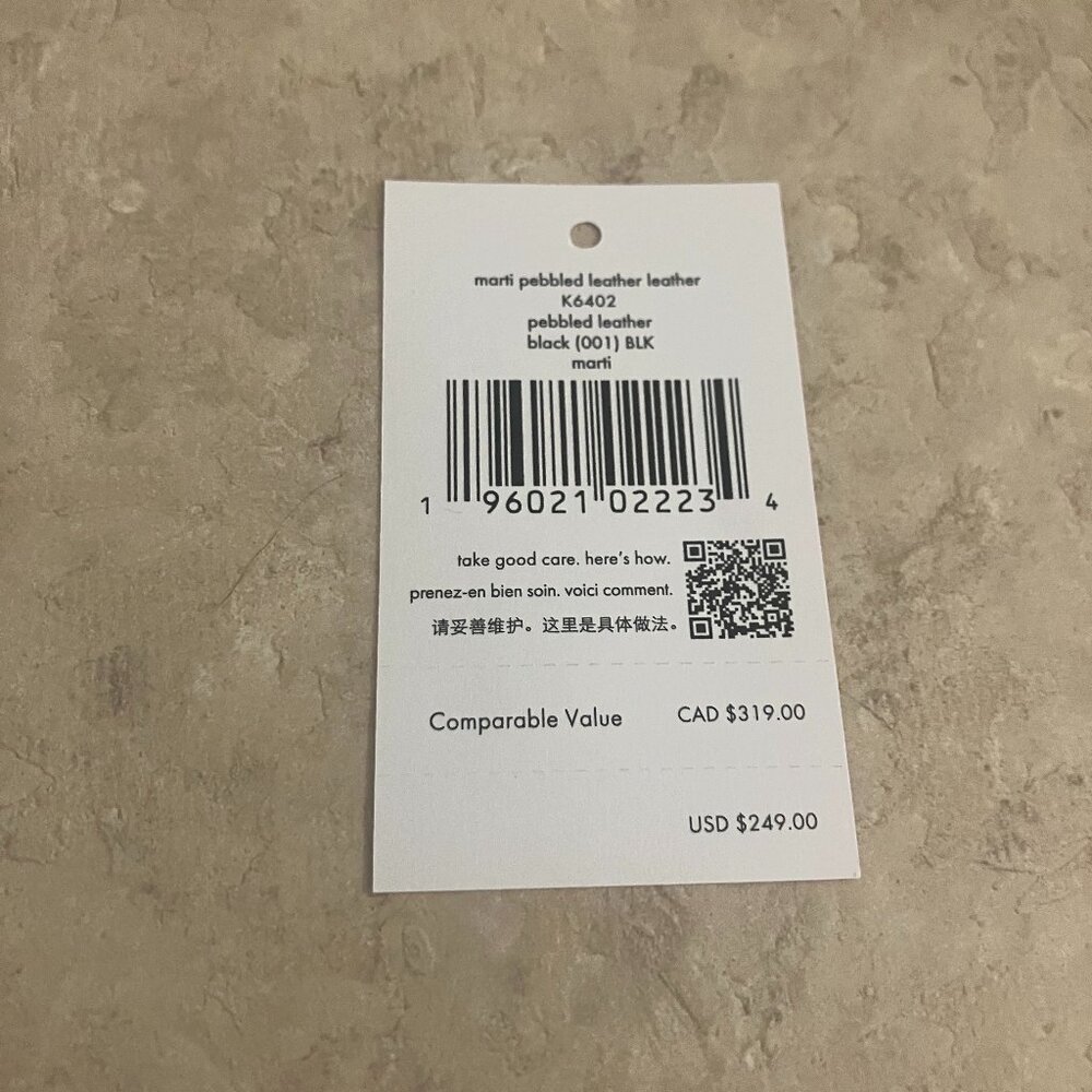 Kate Spade Marti Black Pebbled Leather Wallet - Picture 6 of 6